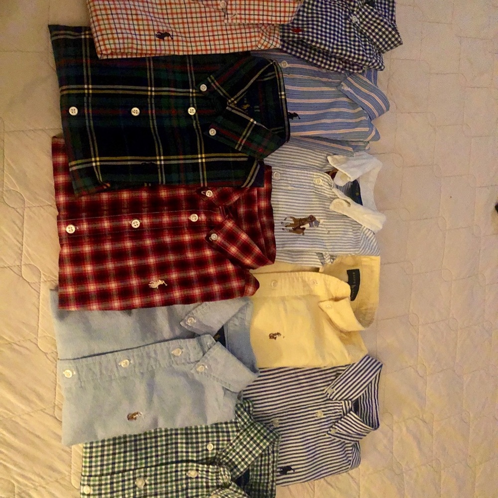 Polo shirts for kids size 4 like new